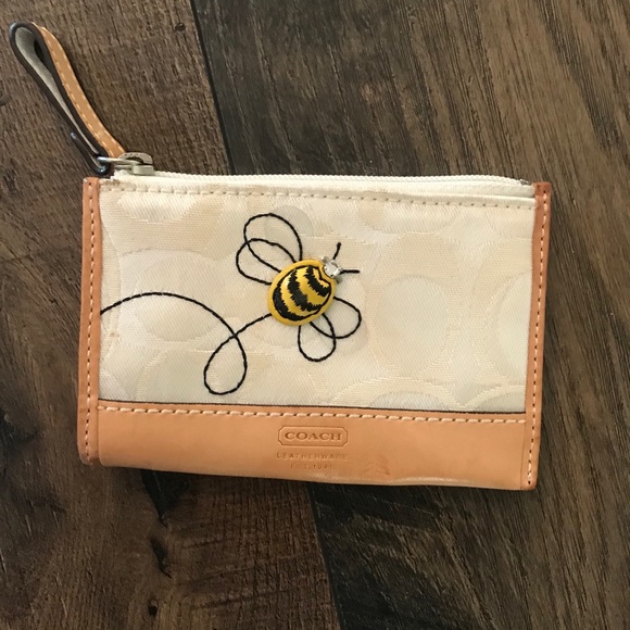 Coach Bags Coach Bee Coin Purse With Key Ring Poshmark